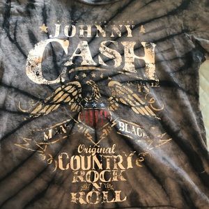 Johnny Cash Crop Top
